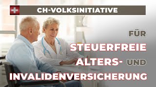 CHVolksinitiative für steuerfreie Alters und Invalidenrenten  03032021  wwwklatv18236 [upl. by Alyce]