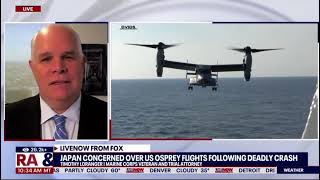 LiveNOW from FOX  Japan concerned over US Osprey flights following deadly crash [upl. by Walburga]