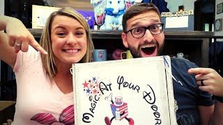 MAGIC AT YOUR DOOR UNBOXING  DISNEY SUBSCRIPTION BOX  JUNE 2019 [upl. by Aydne]