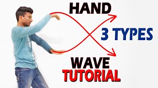 Hand Wave Variations  Step by step Tutorial by Nishant Nair  Dance FreaX [upl. by Naimed706]