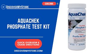 AquaChek Phosphate Test Kit [upl. by Idisahc182]