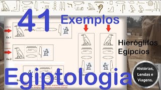 Egiptologia 41  Os HierÃ³glifos EgÃ­pcios  A04  Determinativos Exemplos de Escrita e Leitura [upl. by Roldan]