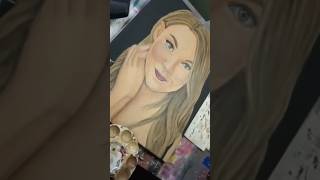 STPeach Portrait art shorts painting [upl. by Jacquenetta259]