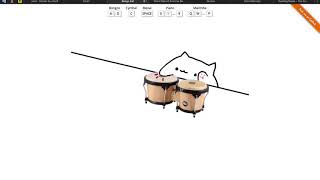 Bongo Cat plays Let It Go [upl. by Mook]