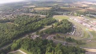 Brands Hatch Aerial View  BTCC 2016 [upl. by Zantos]