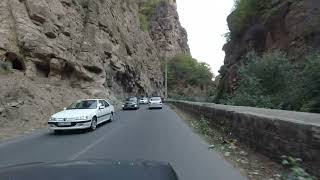 Driving to north Iran through Chalus [upl. by Bakemeier]