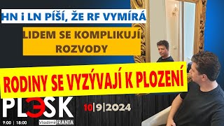 LN i HN píší že RF vymírá  Lidem bráněno v rozvodech  Pobídky na větší rodinu [upl. by Fraze540]