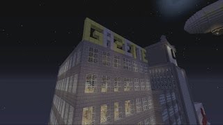 Minecraft Gotham City Gotham Gazette [upl. by Notgnimer]