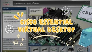 Merakit PC menggunakan Cisco IT Essentials Virtual Desktop  Arief Luqman XII Teknik 2 [upl. by Nwahshar]