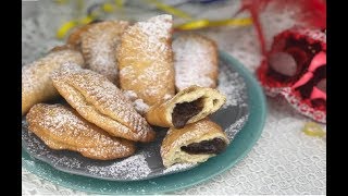 PANZEROTTI VELOCISSIMI ALLA NUTELLA PRONTI IN 5 MINUTI  Ricetta Facile Senza Lievitazione [upl. by Eenaej]