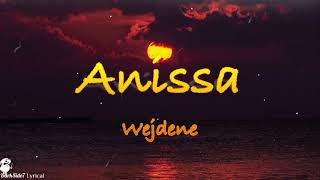 Wejdene  Anissa lyrics [upl. by Eiuol]