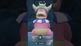 Shiny Slowking in Pokemon Violet paldea johto pokemonscarletviolet shiny slowking [upl. by Post763]