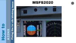 Flight Simulator 2020  A32NX  Fixing the lvr clb blinking issue [upl. by Meave]