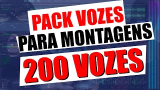 PACK VOZES MONTAGENS  DJ PEDRO BEAT [upl. by Balfour]