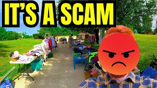 ACCUSED OF BEING A SCAMMER AT GARAGE SALE [upl. by Spiegleman]