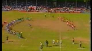 Samoa v Tonga Haka 1992 [upl. by Kalk]