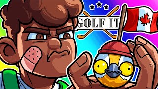 GolfIt Funny Moments  The True Test is Our Friendship [upl. by Rasla]