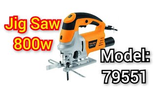 Jig Saw 800W Model 79551 [upl. by Luckin]