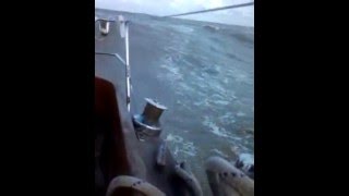 Vindo 40 sailing into stormy Westerschelde [upl. by Akieluz264]