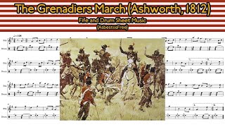 The Grenadiers March Ashworth Fife and Drum Sheet Music [upl. by Elay]