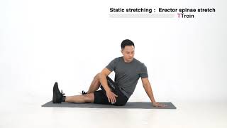 Erector spinae stretch  ActiveIsolated Stretching [upl. by Ehrman329]