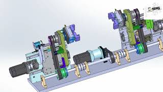 Synchronous clamping mechanism [upl. by Labina]