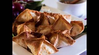 Air Fried Goat Cheese and Fig Jam Wontons [upl. by Persson]