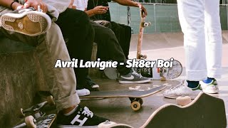 Avril Lavigne  Sk8er Boi Lyrics [upl. by Sollows]