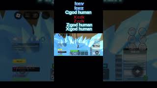 Combo ice  cdk  god human shorts roblox bloxfruts [upl. by Nagey]