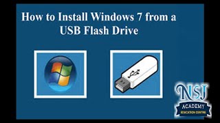 How to Install Windows 7 From Pen Drive USB [upl. by Alessig]