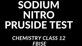 sodium nitroprusside test [upl. by Humfried]