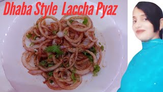 Dhaba Style Laccha Pyaz Recipe  Masala Pyaz  Chatpata Onion Salad [upl. by Ulysses822]