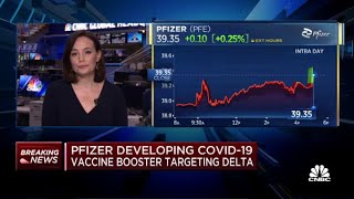 Pfizer developing Covid19 vaccine booster targeting Delta variant [upl. by Ranice113]