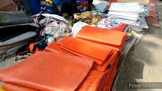 তেরপাল ও রেক্সিনের পাইকারি বাজারের সন্ধানtarpaulin wholesale market in dhakatarpaulin price 2021 [upl. by Stulin194]