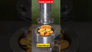 Candy crush 1 satisfying justcrushingcandies machine cancrushing crushing diy [upl. by Jobye]