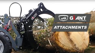 TREE GRAPPLE  GIANT LOADERS AND TELEHANDLERS [upl. by Earehc]