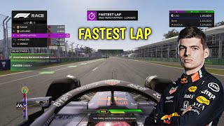 Fastest Lap By Max Verstappen in Australian Grand Prix 4K60FPS [upl. by Llenroc]