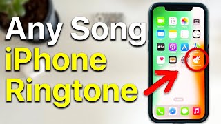 How to set ANY song as iPhone Ringtone under 3 minutes  in 2024 [upl. by Hayalat]