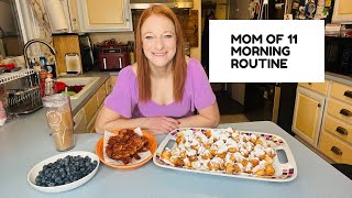 MOM OF 11 MORNING ROUTINE Air Fryer Beignets [upl. by Yartnod]