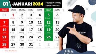 Kalender Tahun 2024 Lengkap dengan Libur Nasional [upl. by Daggett801]