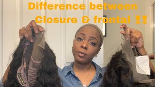 The difference between a frontal and closure wig ft O’Shea’s House of Beauty [upl. by Lock]