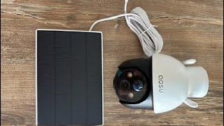 AOSU 2K Camera Surveillance WiFi Exterieure sans Fil PACK CAMÉRA PTZ IP WIFI AOSU AVEC PANNEAU SOLA [upl. by Divadleahcim767]