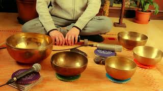 Manifest Your Dreams Singing Bowl Meditation HQ sound [upl. by Oenire]