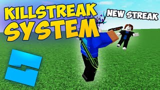 HOW TO MAKE A KILLSTREAK SYSTEM Roblox Studio Tutorial [upl. by Oal]