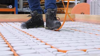 Installatie stappen Variokomp droogbouw vloerverwarming [upl. by Hoseia189]