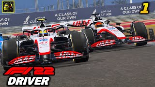 HAAS DEBUT SAINZ COULD GET FIRED FOR THIS  F1 22 Driver Career  Part 1 [upl. by Crow427]