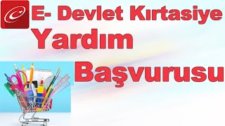 Kırtasiye Yardımı Başvurusu Nasıl Yapılır 2022  Eğitim Öğretim Yardım  E Devlet Kırtasiye Yardımı [upl. by Boser]