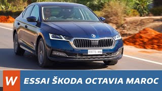 Essai de la nouvelle ŠKODA Octavia Maroc  تجربة قيادة المغرب [upl. by Matilde368]