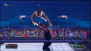 JIMMY USO DESTROYS OMOS  WWE 2K24 Online❗️ [upl. by Ynnoj]