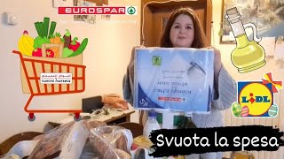 svuota la spesa eurosparLiDL svuotaspesa eurospar lidl [upl. by Chloette]